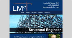 Desktop Screenshot of ljmctague.com